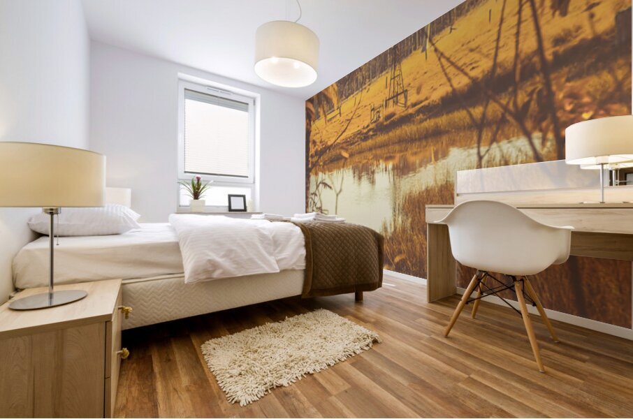 Country Golden Mural print