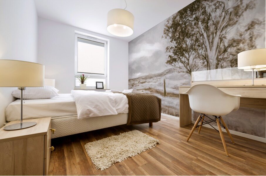 Hilltop Views Mural print