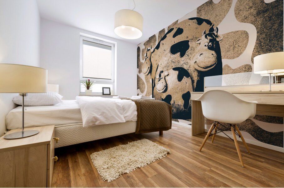 Farming Spots And Blots Mural print