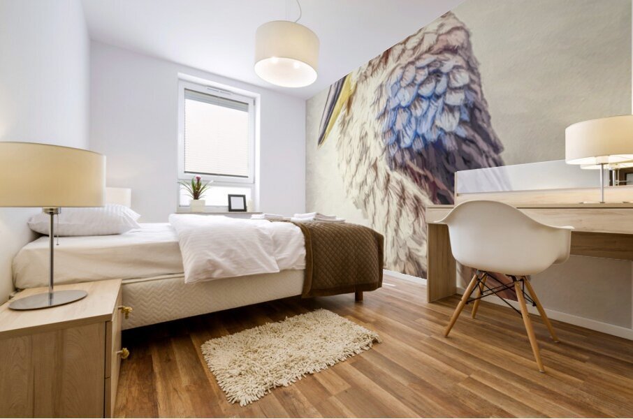 Kookaburra Perch Mural print