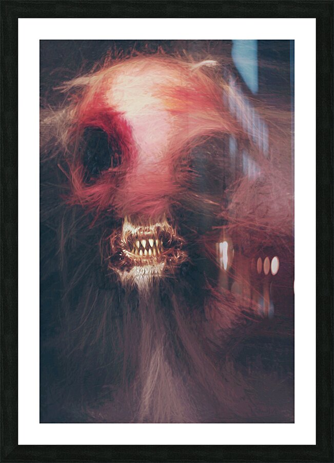Wraith of the monstrous Minotaur Picture Frame print