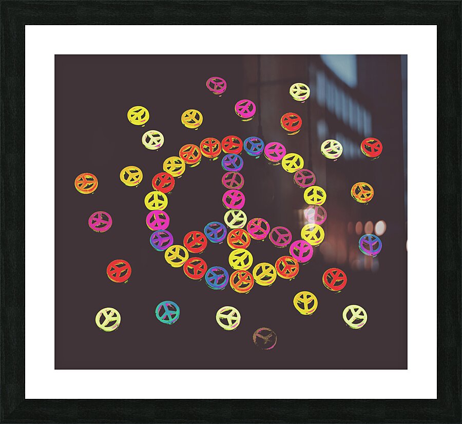Pieces of peace Picture Frame print