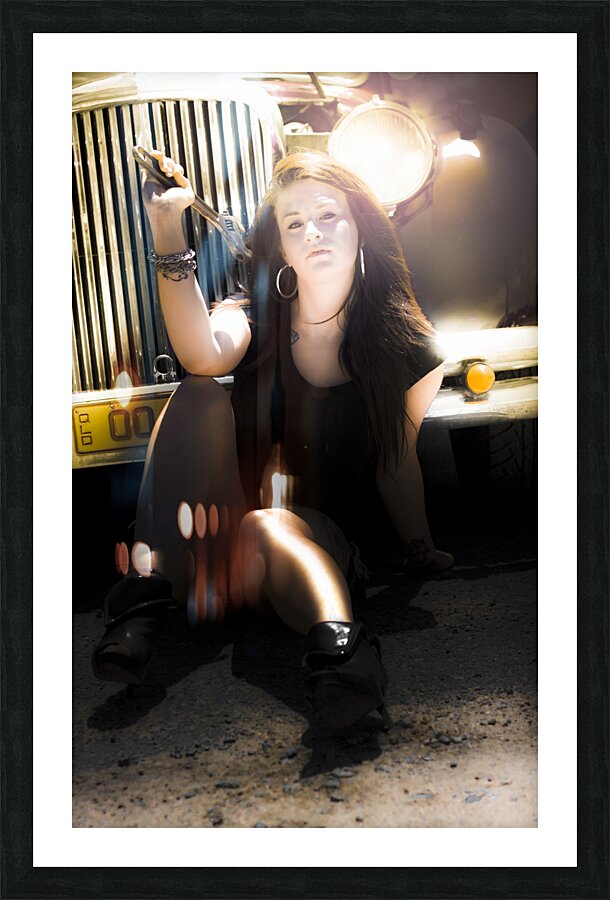 Working Class Woman Picture Frame print