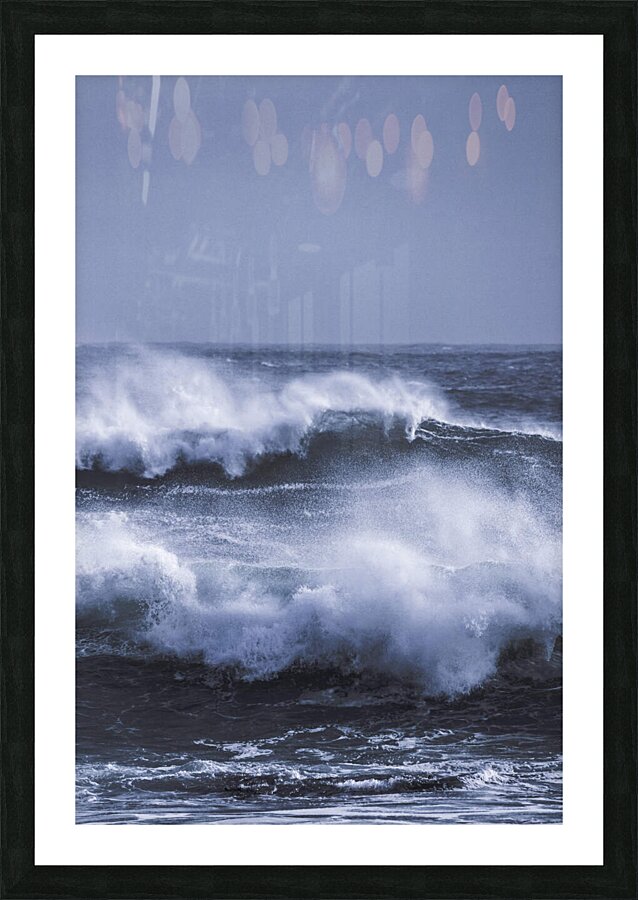 Tides of turbulence Picture Frame print
