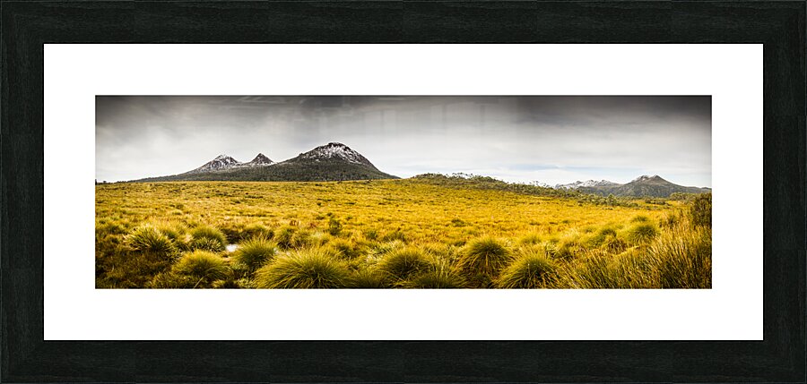 Tasmania mountains of the East-West Great Divide  Picture Frame print