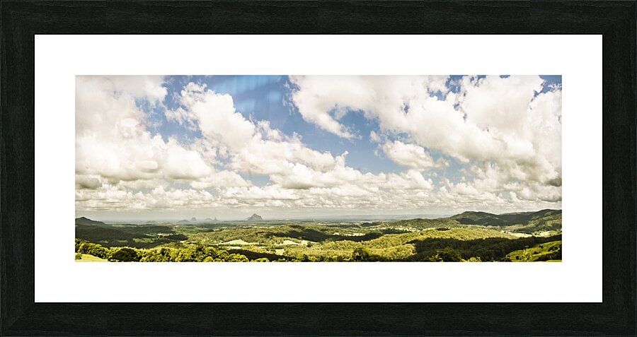 Sunshine Coast Hinterland Panoramic  Picture Frame print