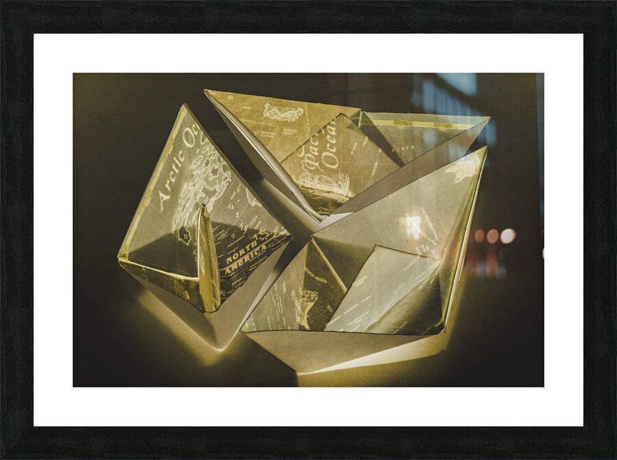 Travel worn Picture Frame print