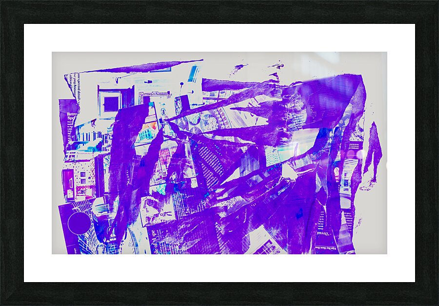 Posturing paint  Picture Frame print