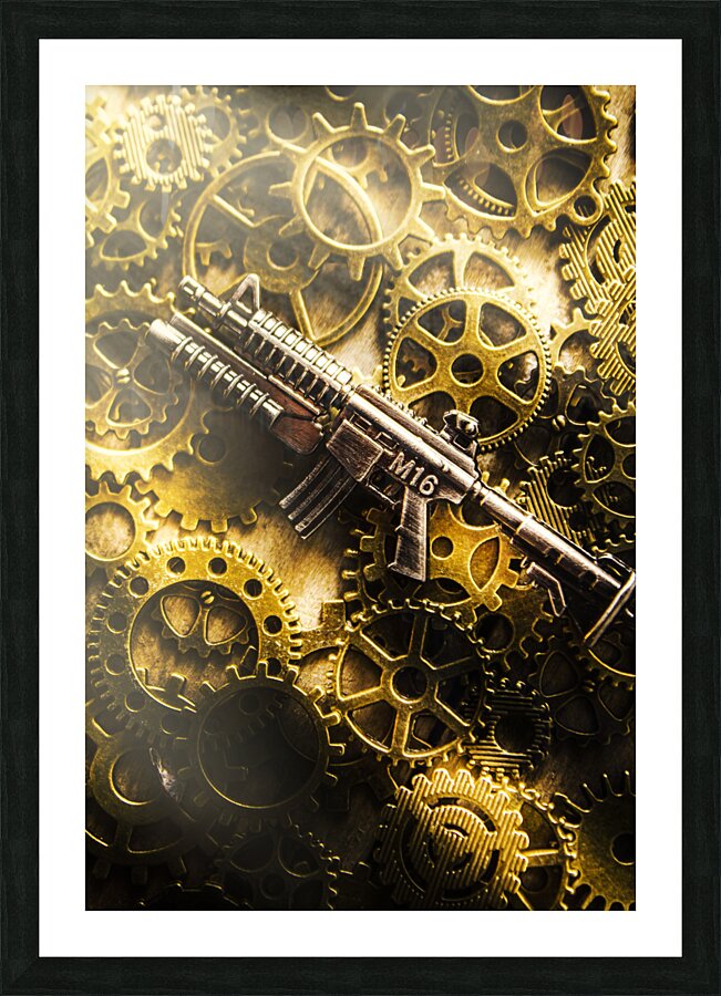 Military mechanics Picture Frame print