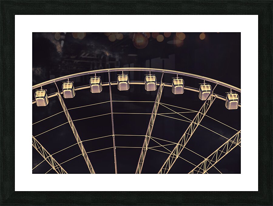 Fairgrounds and festival heights Picture Frame print