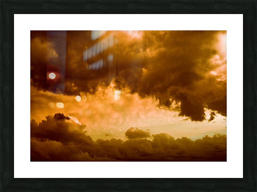 Dusk and storm Picture Frame print