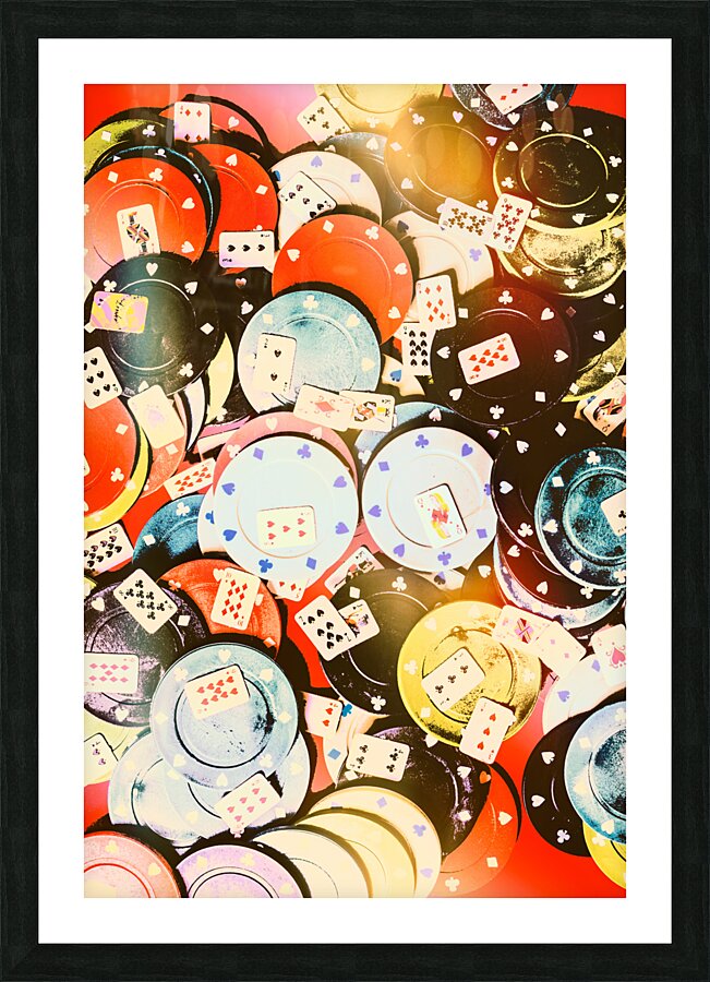 Las Vegas luck Picture Frame print