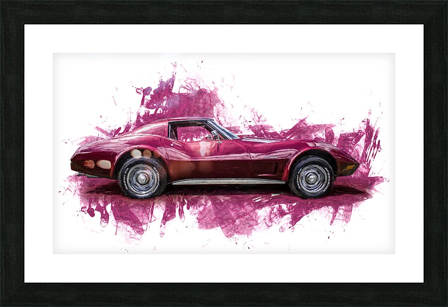 1975 Corvette Stingray Picture Frame print