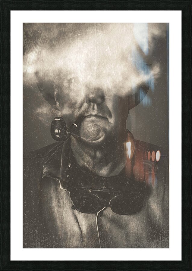 Mind fog Picture Frame print