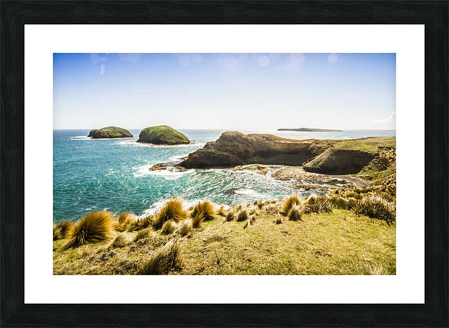 Rocky ocean capes Picture Frame print