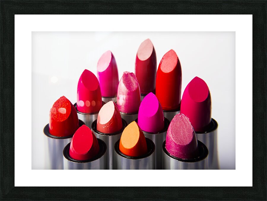 Tipping the cosmetic pallet Picture Frame print