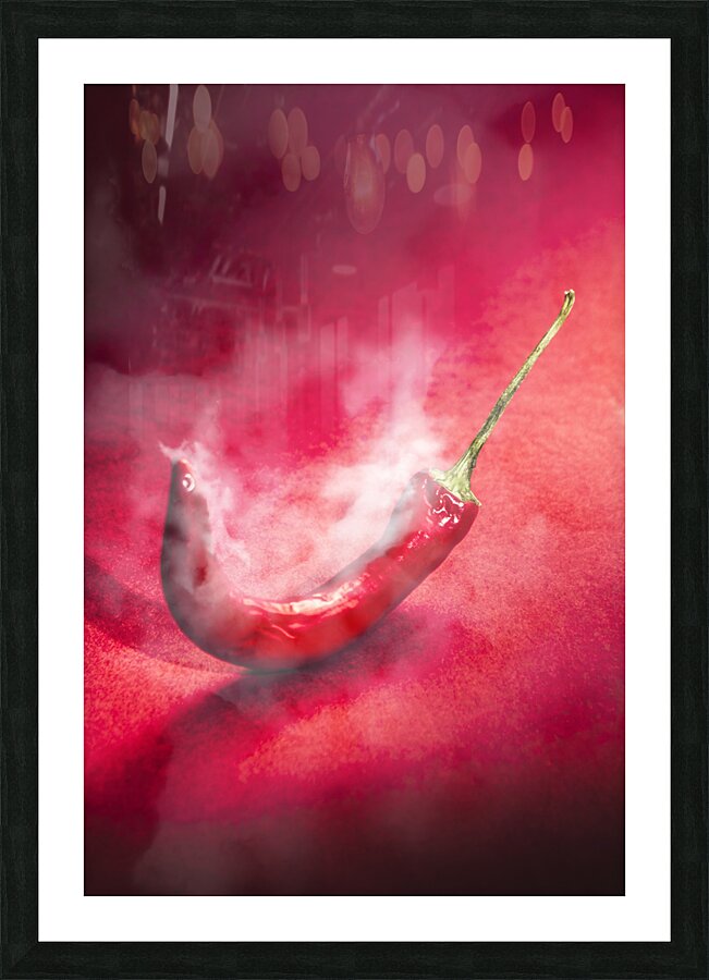 Spicy food art Picture Frame print