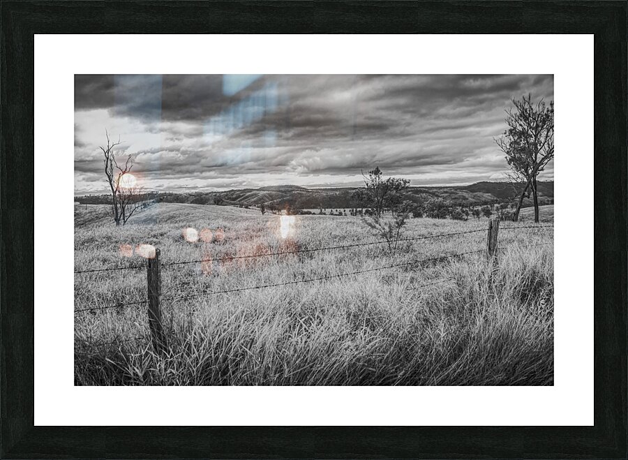 Hills and hollows  Picture Frame print