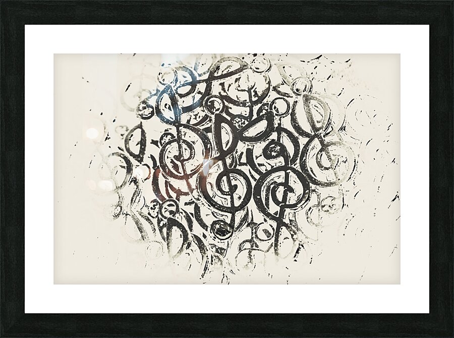 Visual noise Picture Frame print