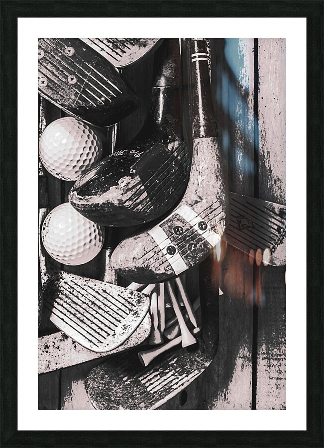 Scored and stained Picture Frame print