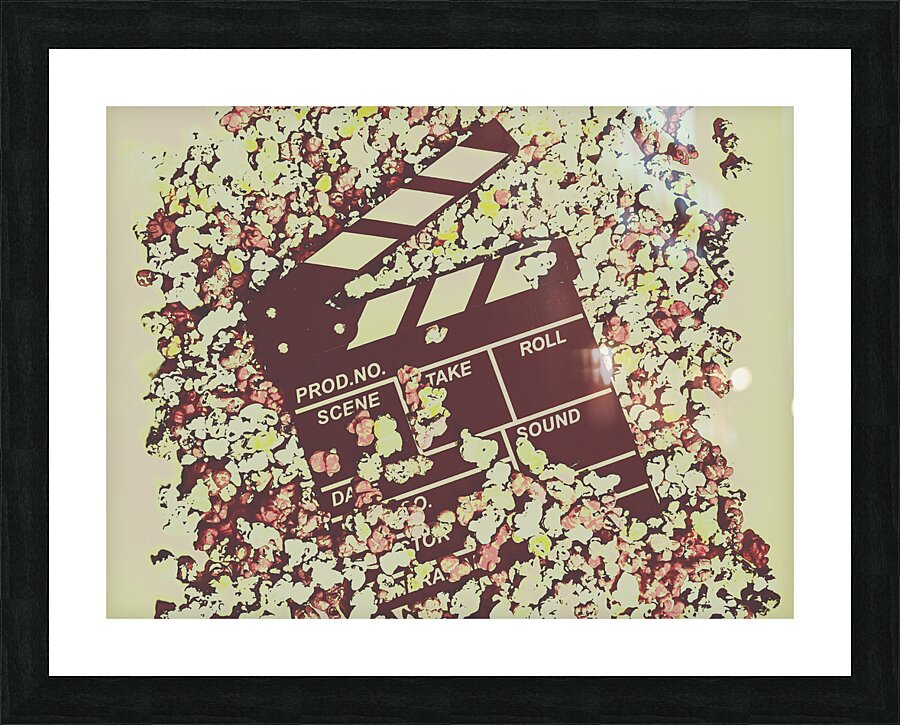 Popcorn premiere  Picture Frame print