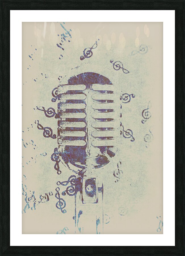 Vocal harmony Picture Frame print