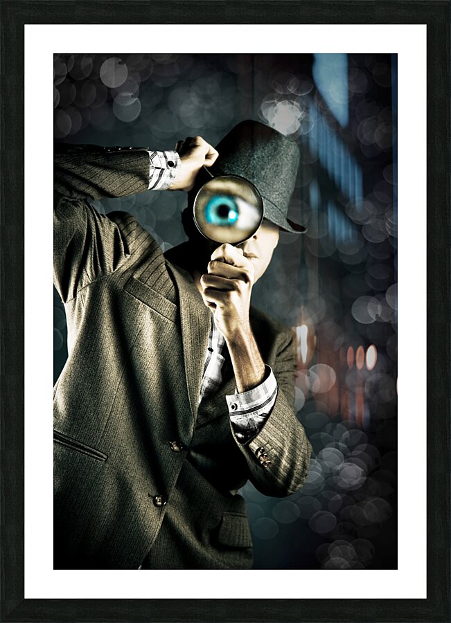 Private eye spy Picture Frame print