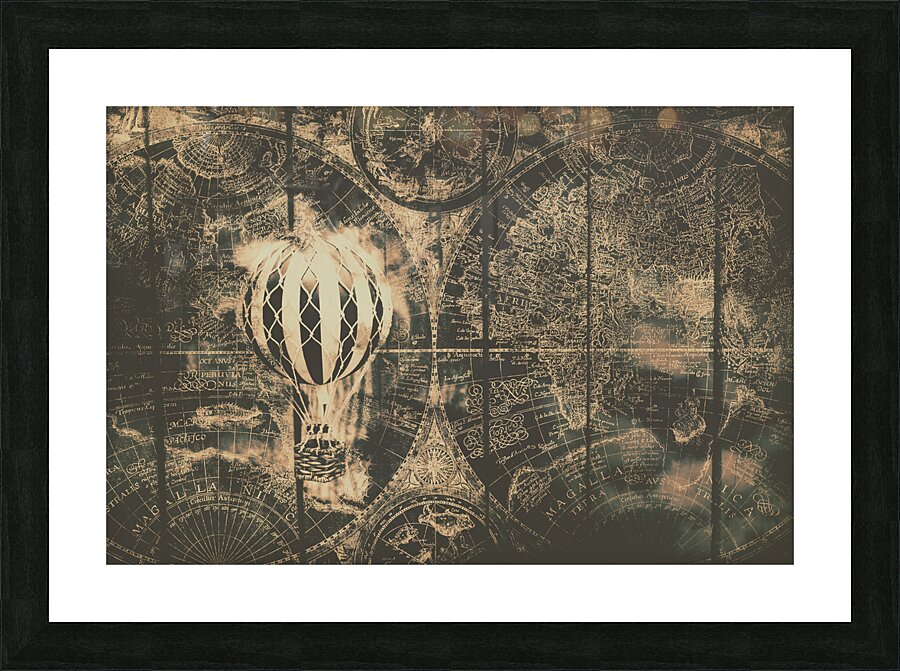 Travelling the old world Picture Frame print