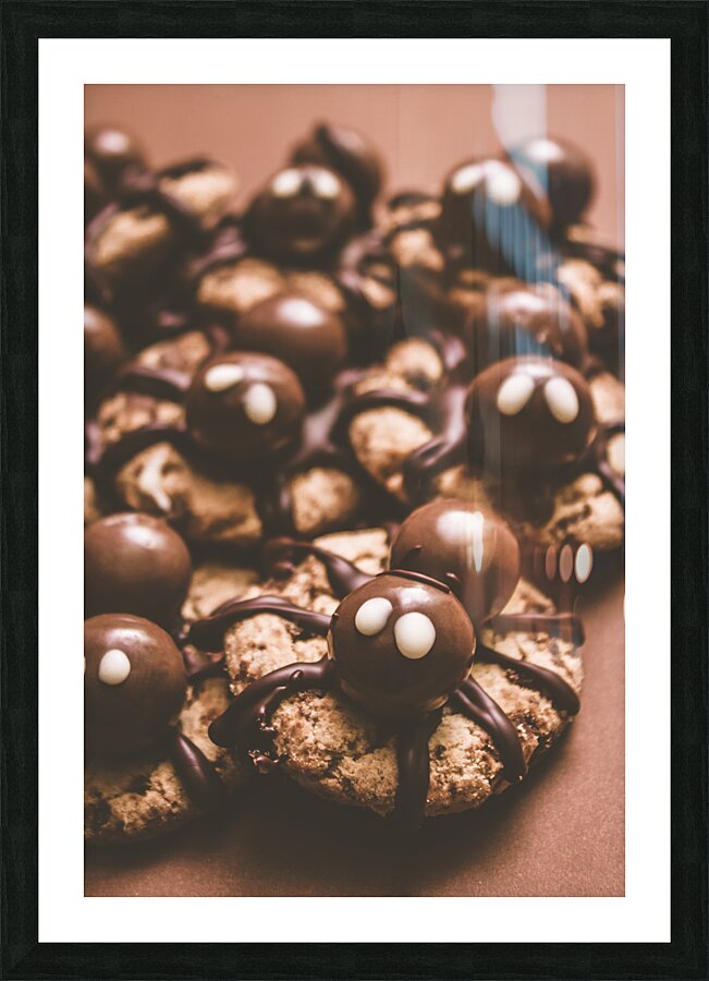 Spider bites Picture Frame print