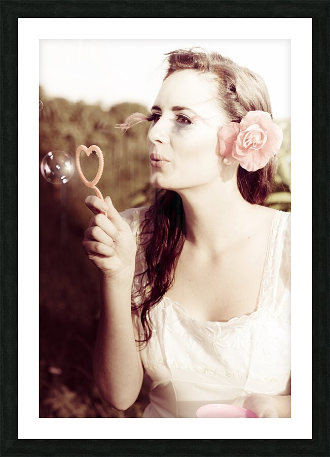 Vintage Summer Picture Frame print