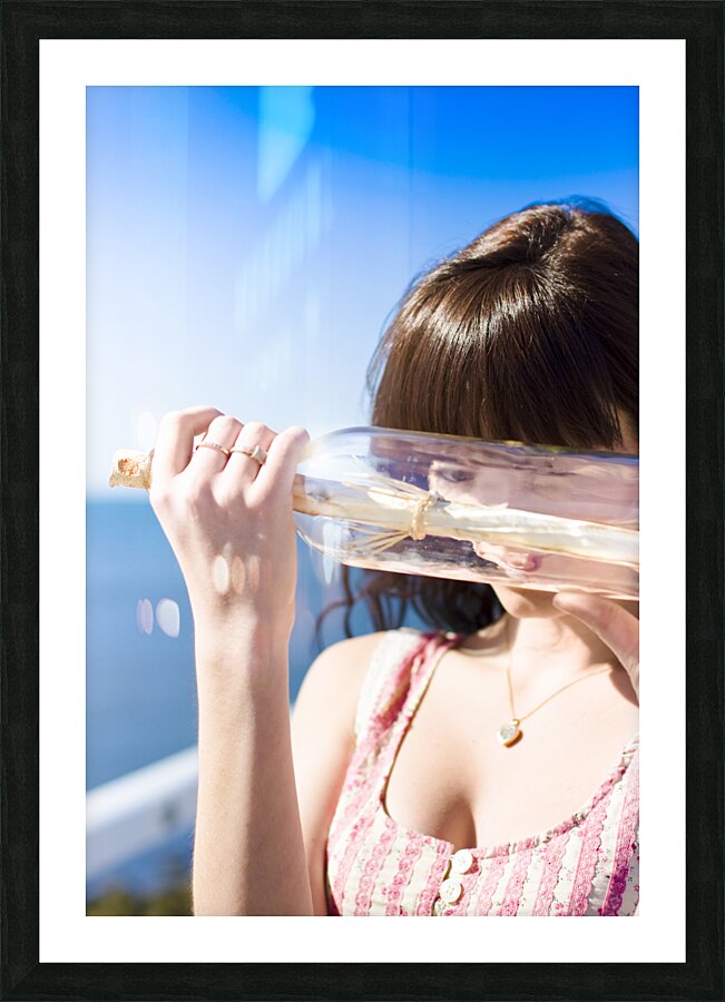 Message In A Bottle Picture Frame print