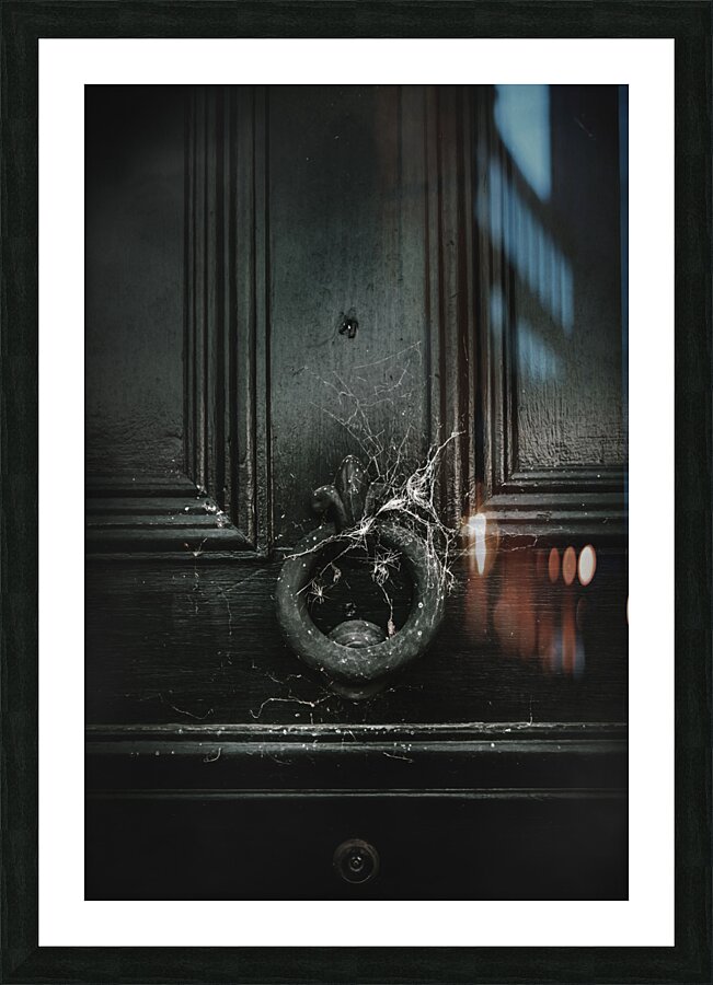 Safety behind closed doors Picture Frame print