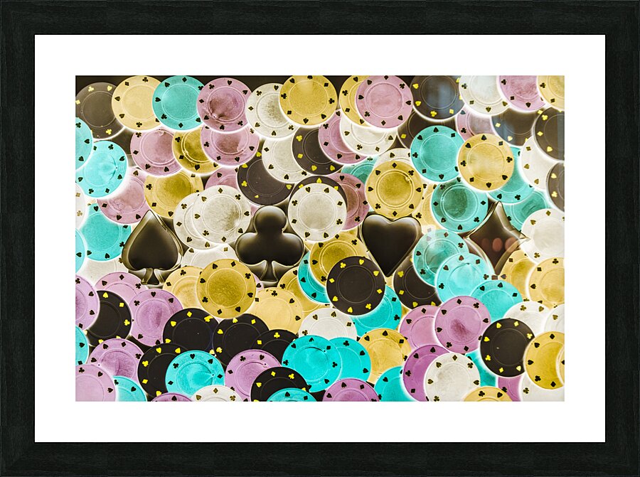 Neon decadence  Picture Frame print