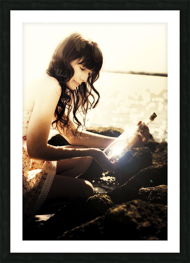 Coastal courier Picture Frame print