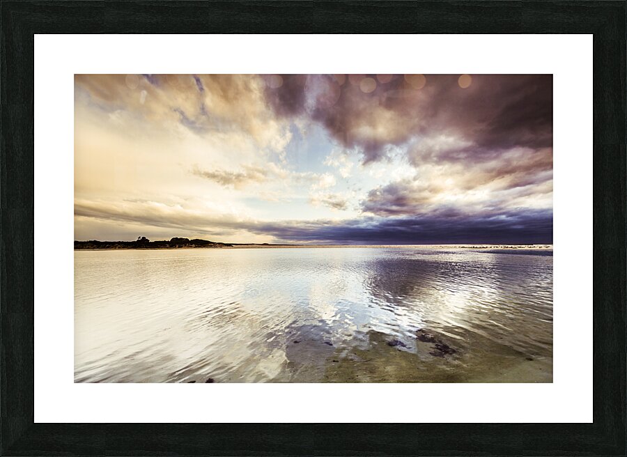 Pastel bay Picture Frame print