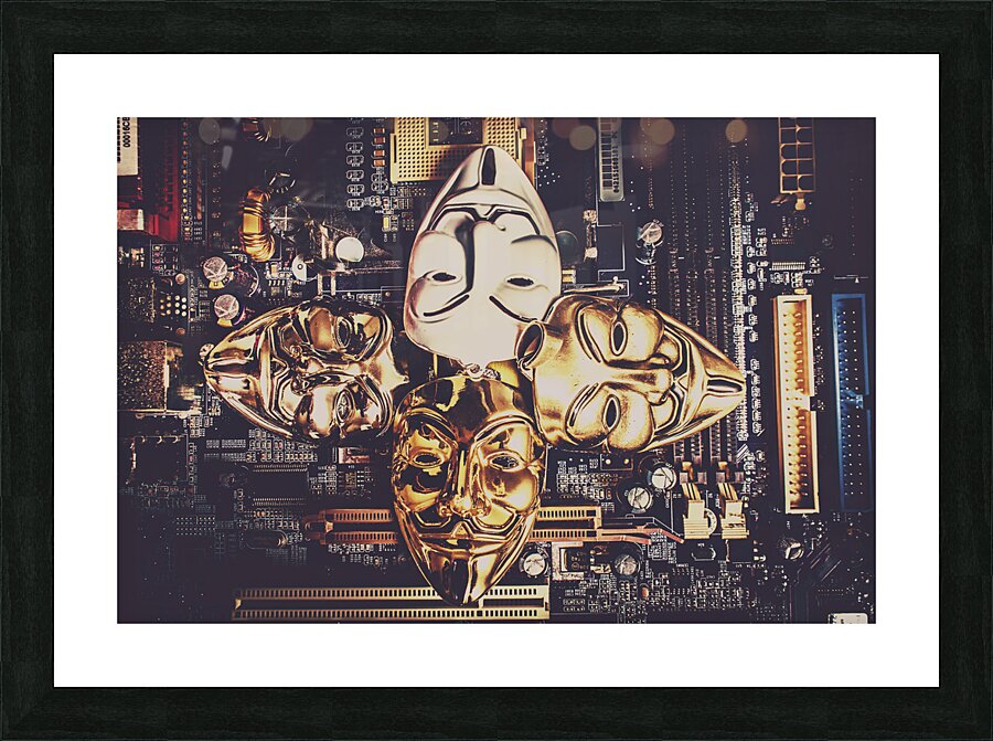Network of Anons Picture Frame print