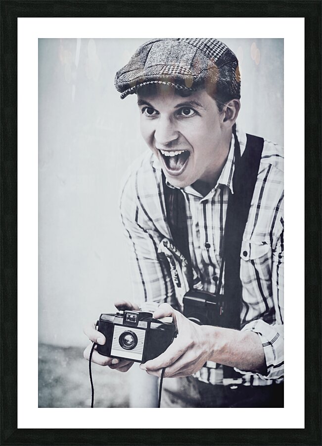 History in photo journalism Picture Frame print