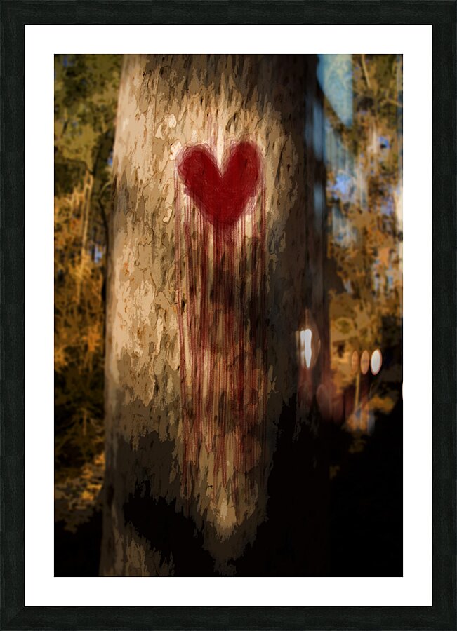 The Lonely Tree Picture Frame print