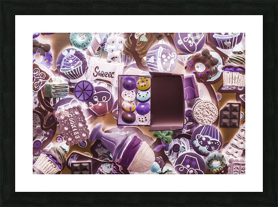 Around the racetrack Picture Frame print