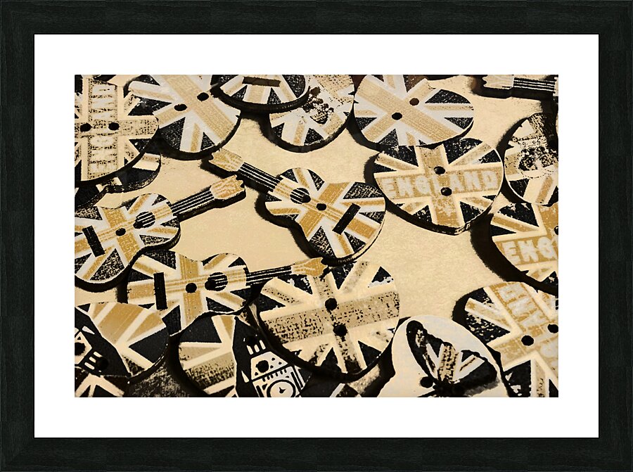 British Punk Rock Picture Frame print