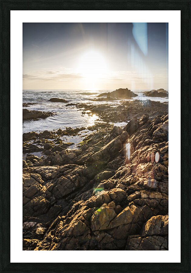 Shore rays Picture Frame print