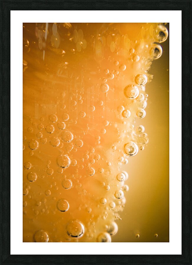 Tequila sunrise background Picture Frame print