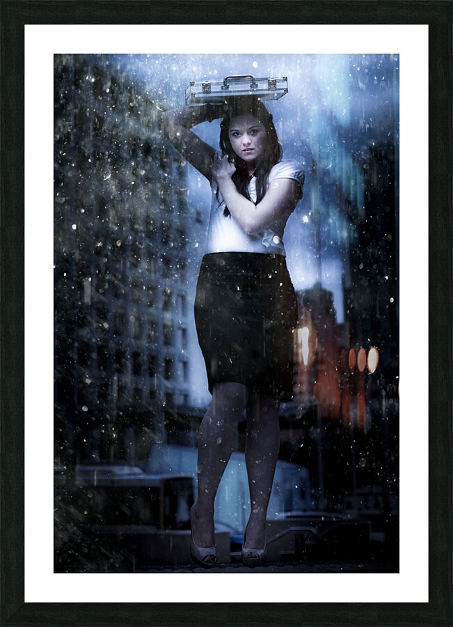 Business Storm Picture Frame print
