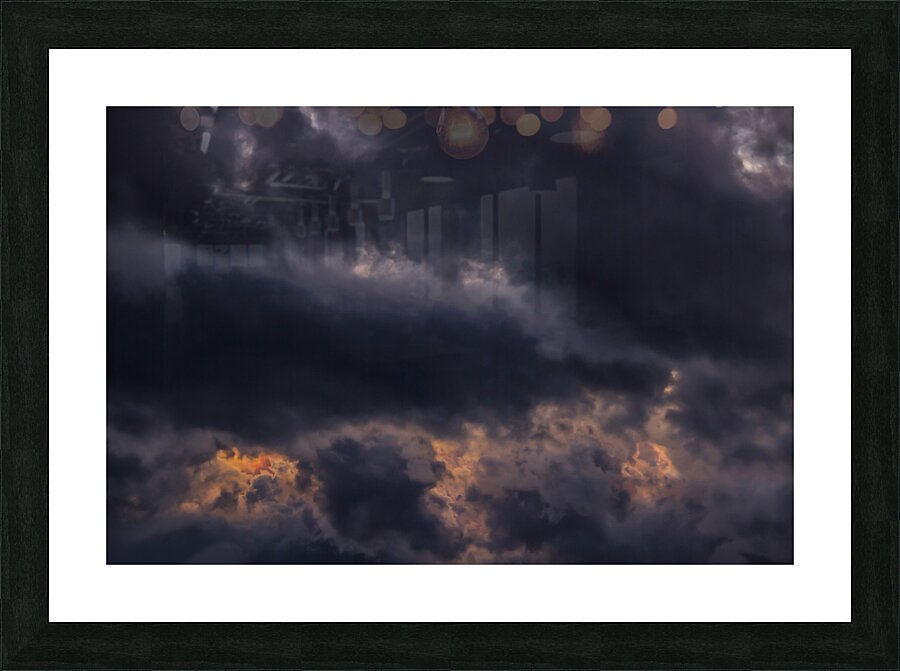 Oncoming hostility Picture Frame print