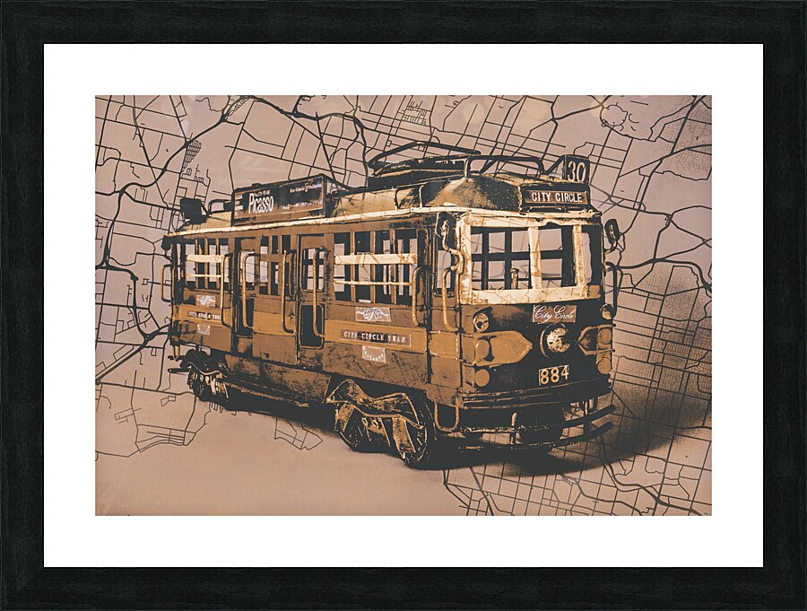 Victorian routes Picture Frame print