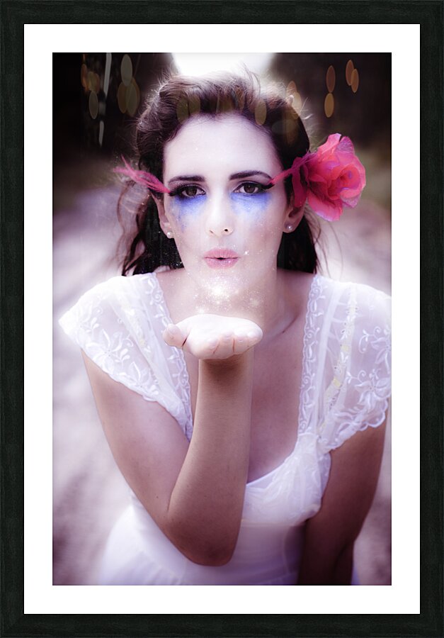 Enchanted Fairy Kisses Picture Frame print