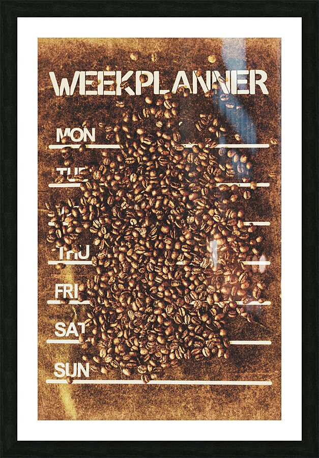 The all week coffee break Picture Frame print