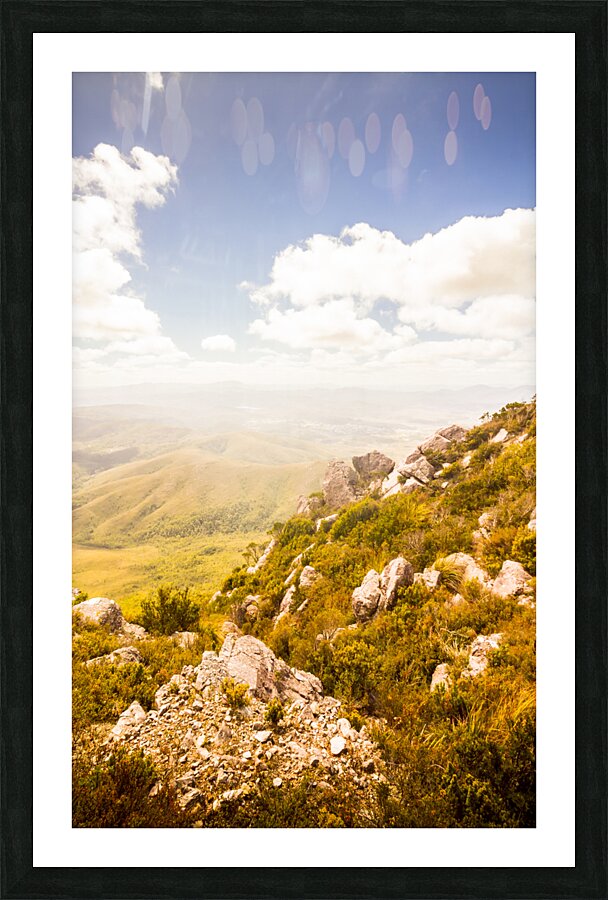 Scenic mountain peak Picture Frame print