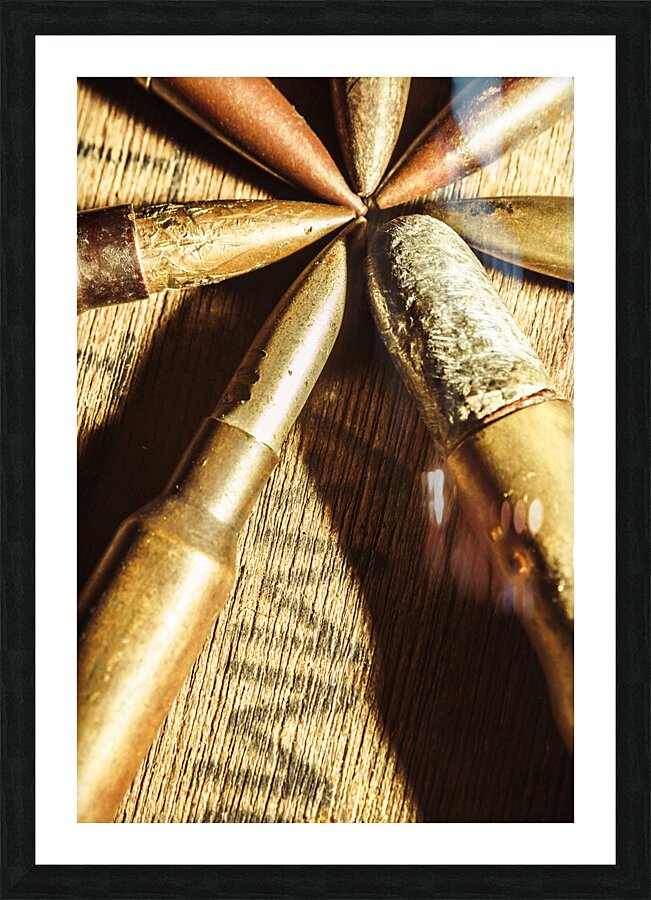 Point of impact Picture Frame print