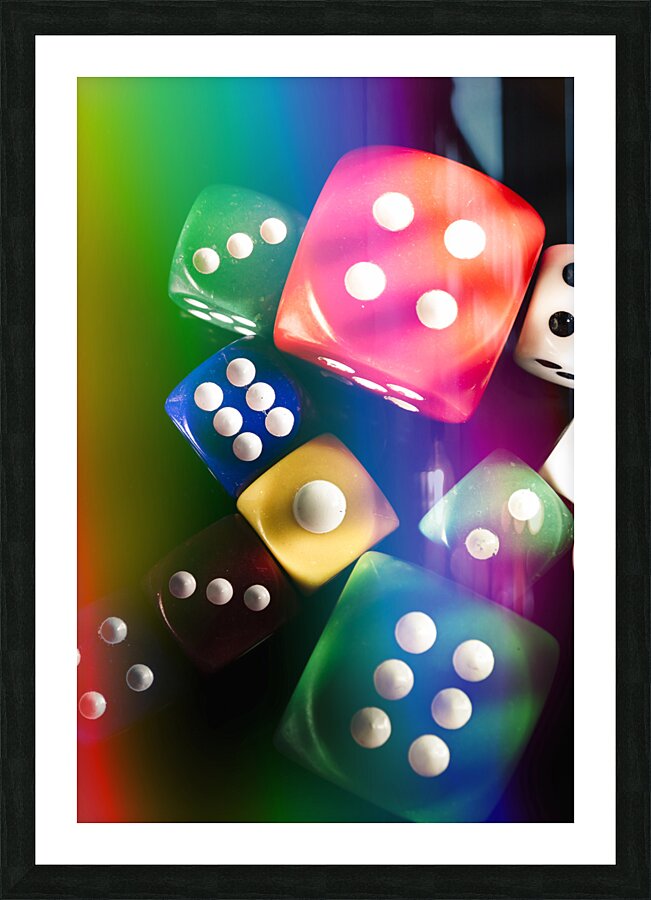 Las vegas art Picture Frame print